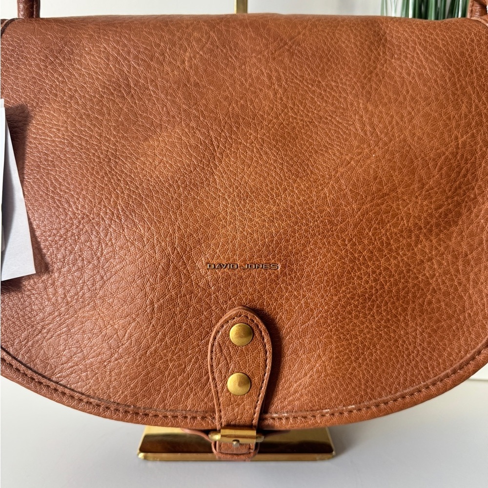 NWT David Jones large crossbody bag brown - Picture 3 of 12